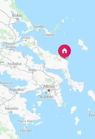 View House, Kymi Evoia Vakantiehuis Platána