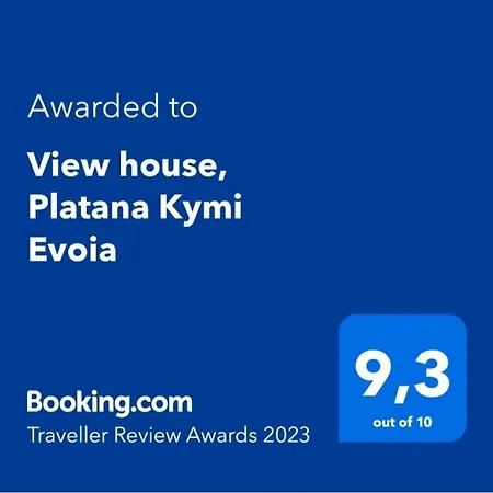 Vakantiehuis View House, Kymi Evoia Platána